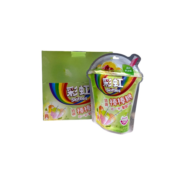 SKITTLES LOLLIPOP COLOURFUL FRUIT FLAVOR
